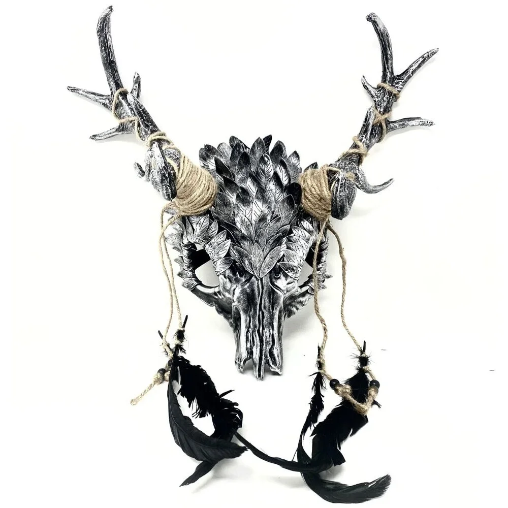 Krampus Ram Goat Demon with Horns Devil Halloween Masquerade Masks Party